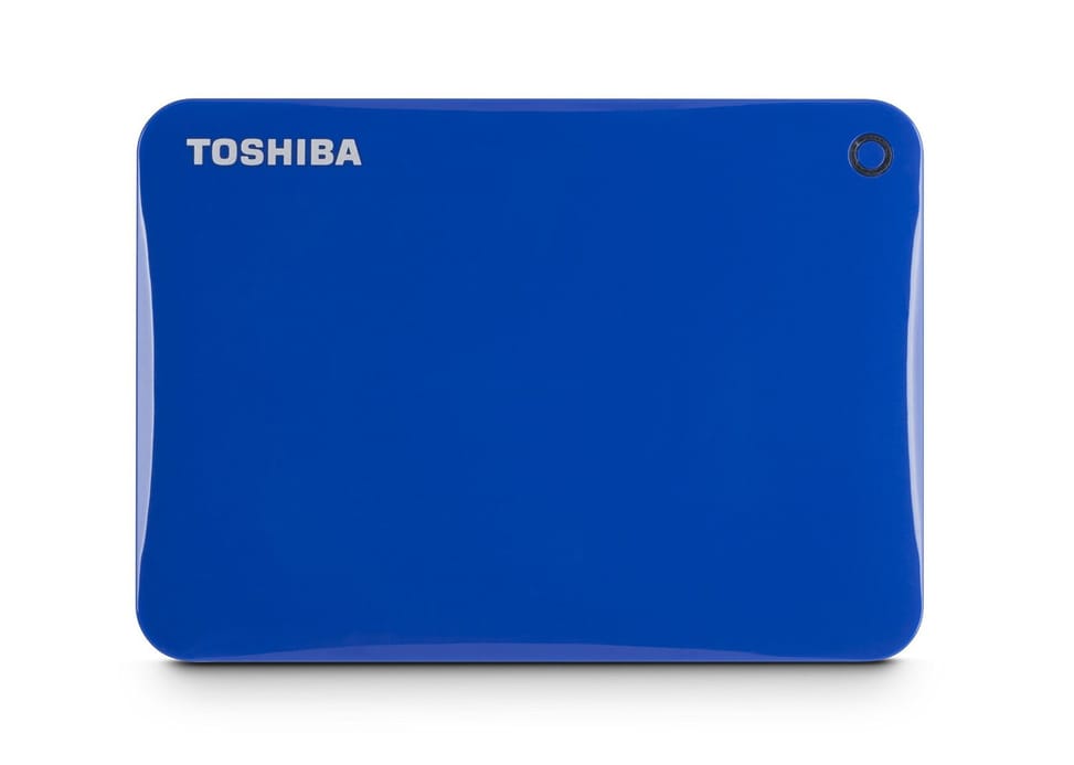 Disque dur externe Toshiba Canvio CONNECT II - 1TB USB 3.0 Bleu