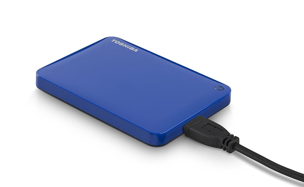 Disque dur externe Toshiba Canvio CONNECT II - 1TB USB 3.0 Bleu