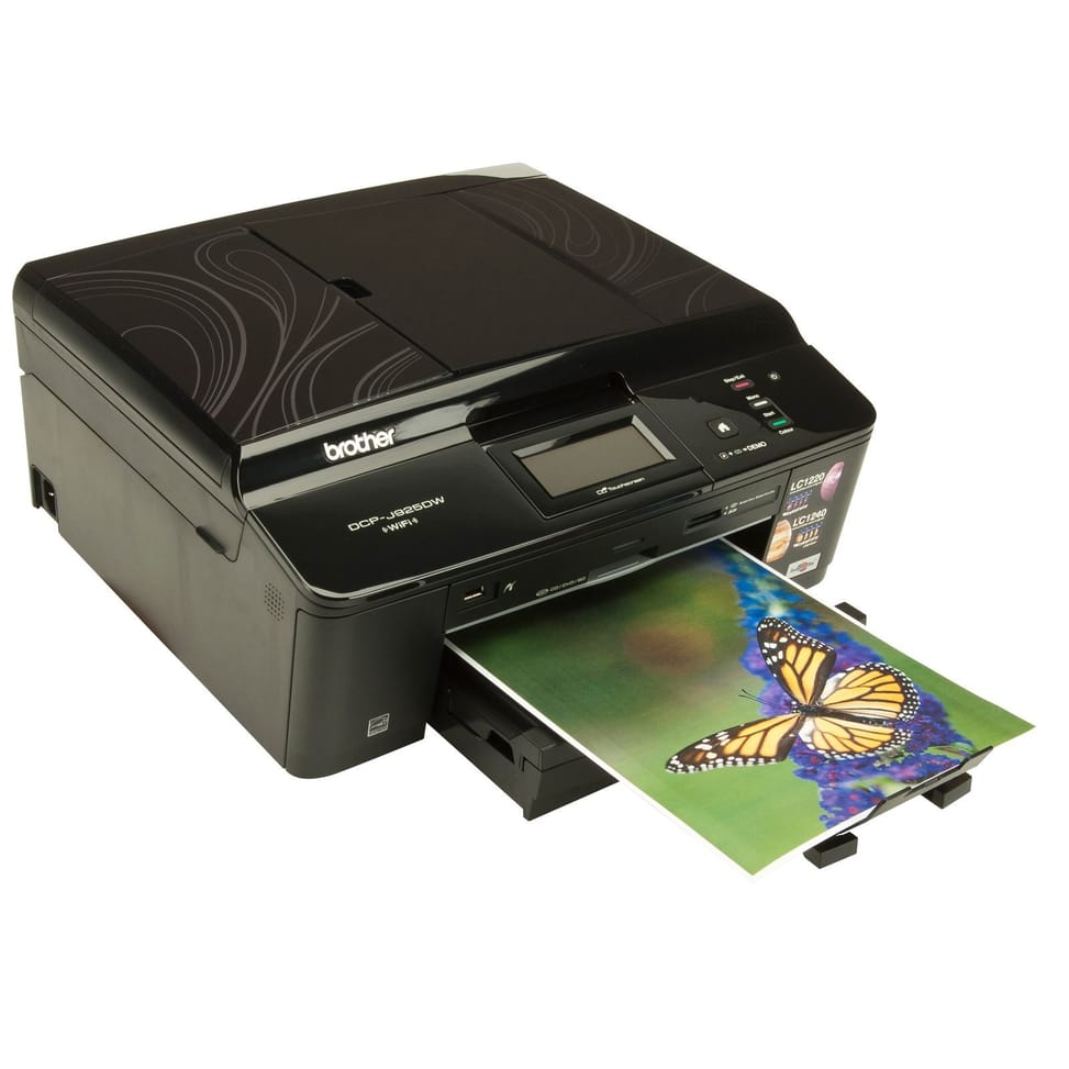 Imprimante multifonction 3 en 1 jet d'encre couleur sans fil Brother DCPJ925DW — image 2