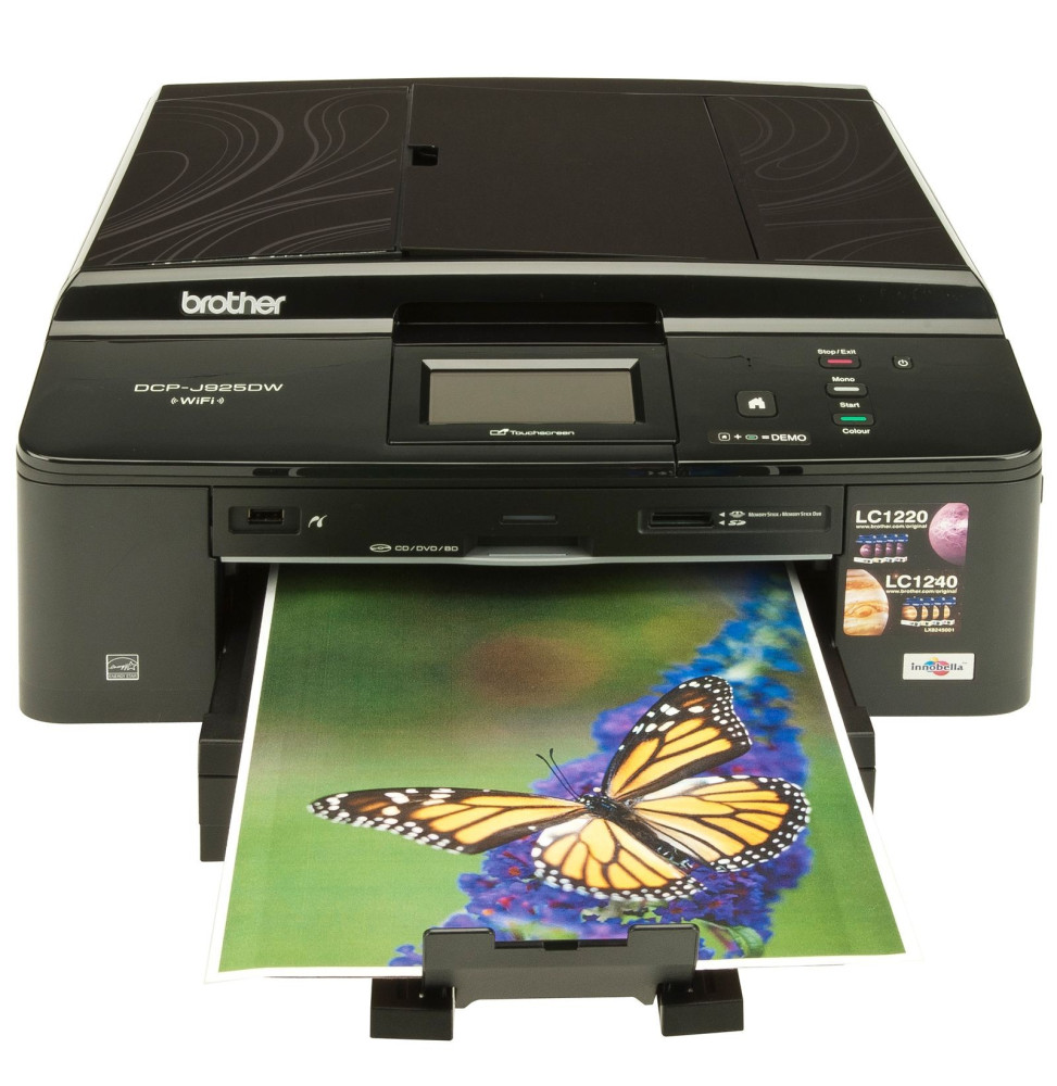 Imprimante multifonction 3 en 1 jet d'encre couleur sans fil Brother DCPJ925DW