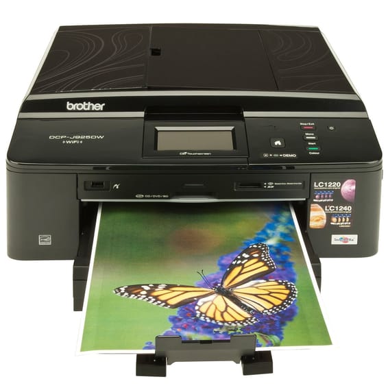 Imprimante multifonction 3 en 1 jet d'encre couleur sans fil Brother DCPJ925DW