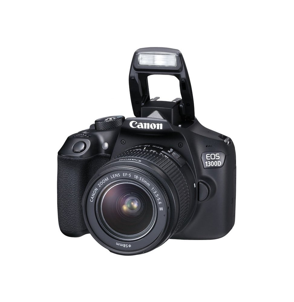 Reflex Canon EOS 1300D + Objectif Canon EF-S 18-55mm DC III STM (1160C009AA)