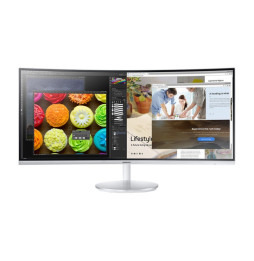 Moniteur Samsung incurvé 34" Full HD avec technologie Quantum Dot (LC34F791WQM)