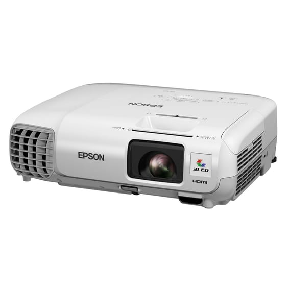Vidéoprojecteur de bureau EPSON 3LCD EB-S27 SVGA 2700 lumens (V11H694040)