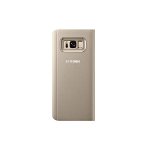 Étui Clear View Fonction Stand pour Samsung Galaxy S8 plus