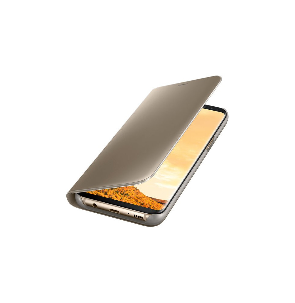 Étui Clear View Fonction Stand pour Samsung Galaxy S8 plus