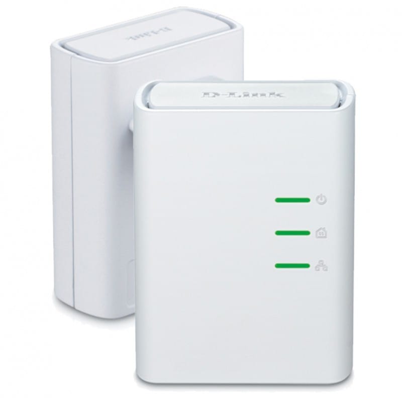 Pack de 2 Mini adaptateurs CPL Nano D-Link Homeplug AV 200Mbps -  RJ45