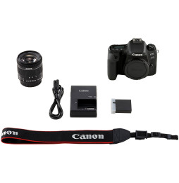 Appareil photo Reflex Canon EOS 77D + Objectif Canon 18-55mm IS STM