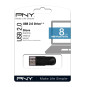 Clé USB PNY Attaché 4 2.0 8GB (FD8GBATT4-EF)