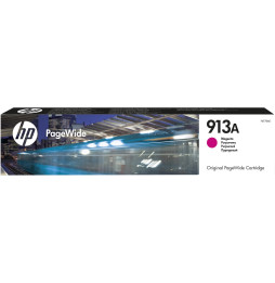 HP 913A Magenta - Cartouche PageWide HP d'origine (F6T78AE)