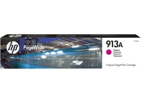 HP 913A Magenta - Cartouche PageWide HP d'origine (F6T78AE)