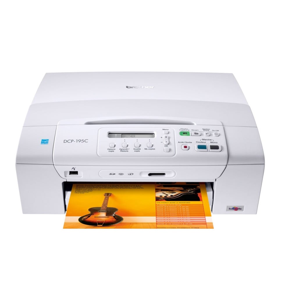 Imprimante multifonction jet d'encre A4 Brother DCP-195C 