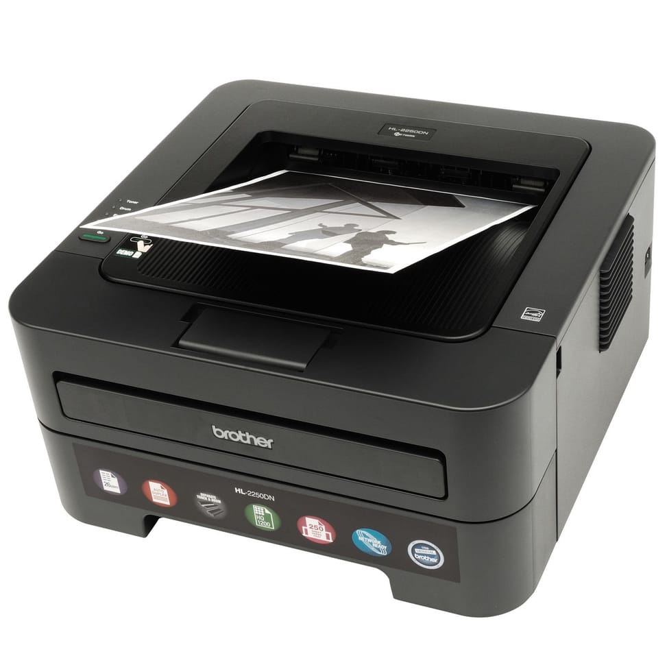 Imprimante laser monochrome réseau Brother HL-2250DN — image 3