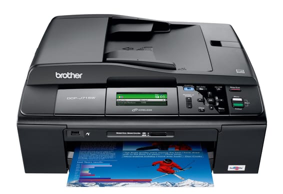 Imprimante jet d'encre 3-en-1 Brother DCP-J715W