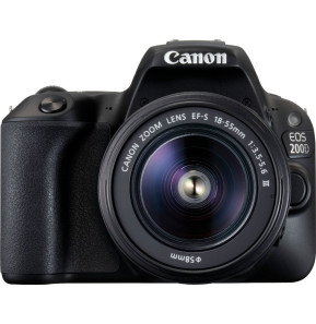 Appareil photo Compact Canon EOS 200D + EF-S 18-55mm (2250C011AA)