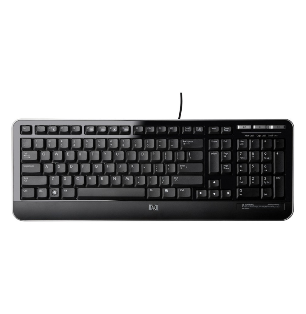 Clavier HP USB pour ordinateur (QY776AA)
