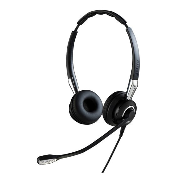 سماعة رأس بميكروفون Jabra BIZ™ 2400 II QD Duo NC (2409-820-204) (وصلة QD وليست USB)