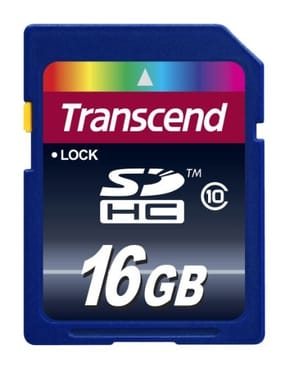 Carte mémoire Transcend 16GB SDHC (TS16GSDHC10)