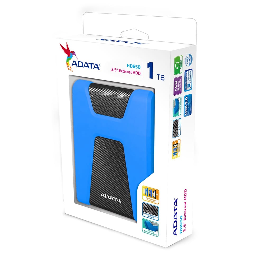 Disque Dur portable ADATA DashDrive Durable HD650 1TB — image 4