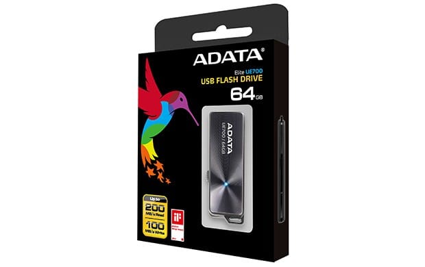 Lecteur Flash USB ADATA Elite UE700 (AUE700-64G-CBK) — image 2