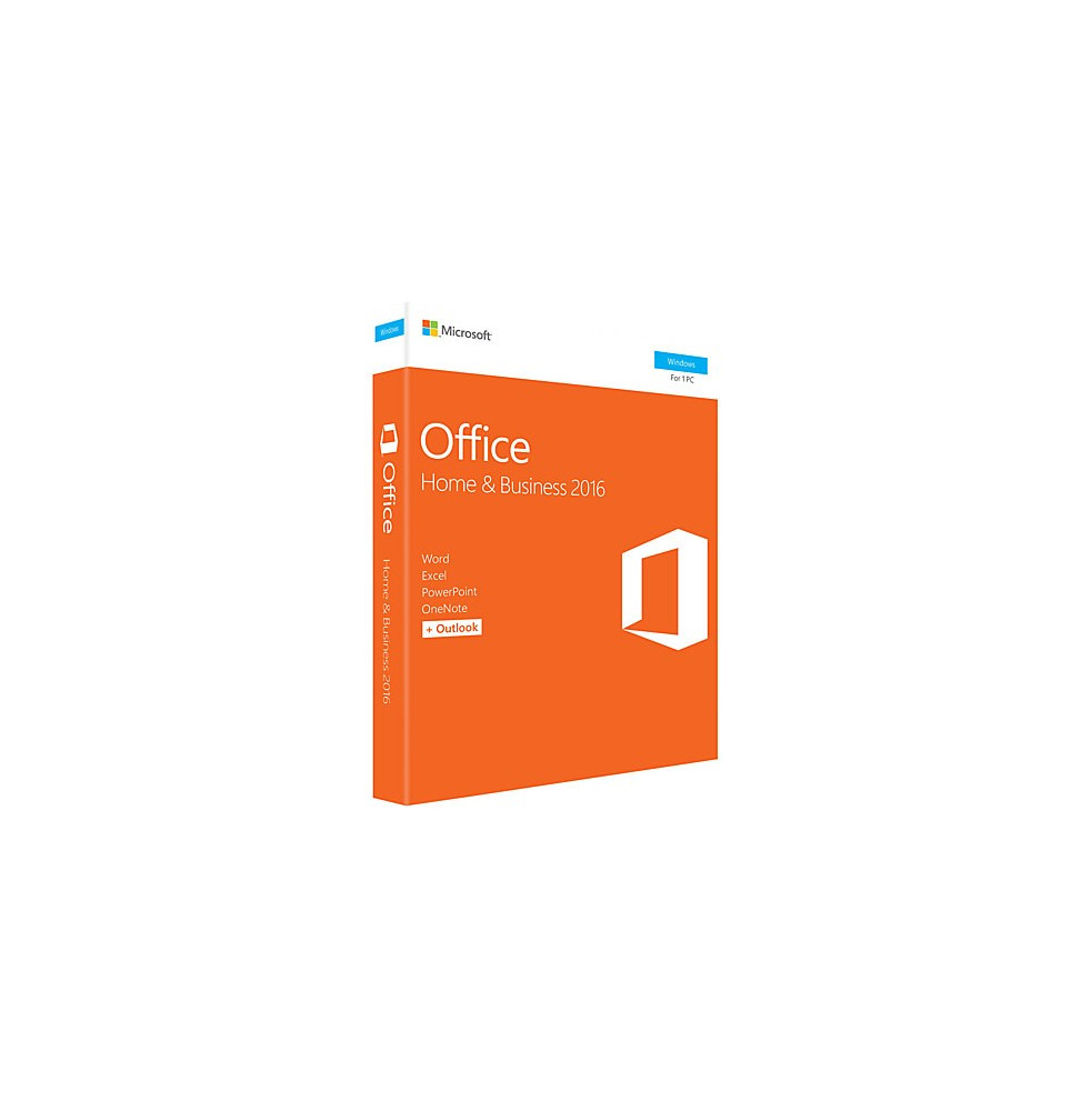 Microsoft Office Home and Business 2016 pour Windows – Anglais (T5D-02717)
