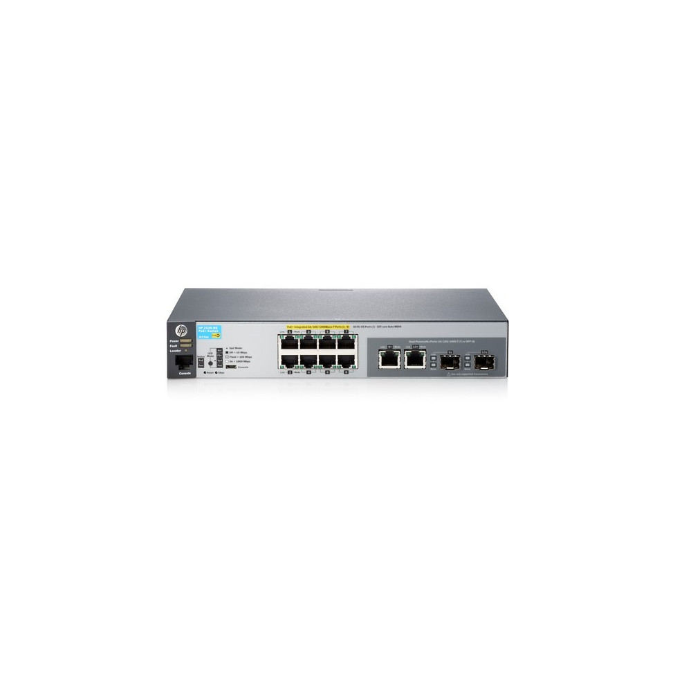 Switch Ethernet HP 2530-8G-PoE+ (J9774A)