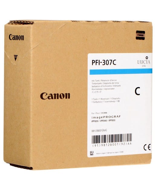 Cartouche d'encre Canon Original - Traceur PFI-307 (330 mL)
