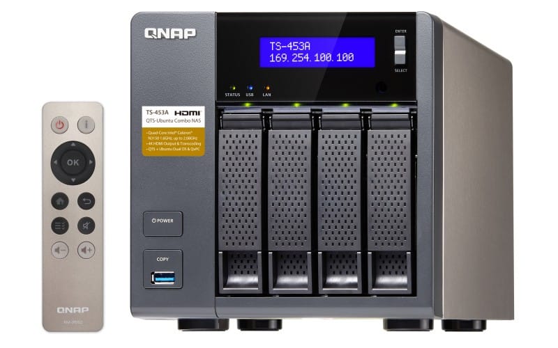 Serveur NAS QNAP TS-453A |4 Baie-Celeron-4GB|