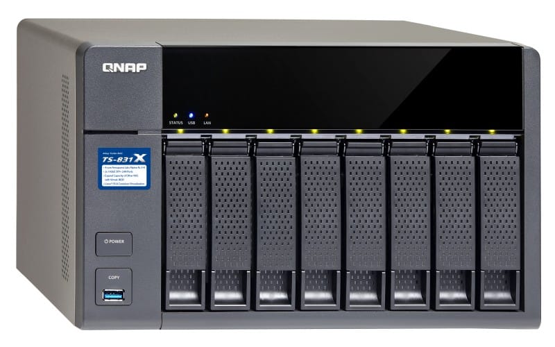 Serveur NAS QNAP TS-831X |8 Baie-ARM-4GB|