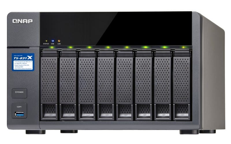 Serveur NAS QNAP TS-831X |8 Baie-ARM-4GB|