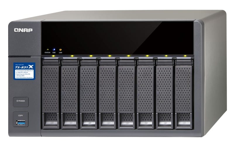 Serveur NAS QNAP TS-831X |8 Baie-ARM-4GB|