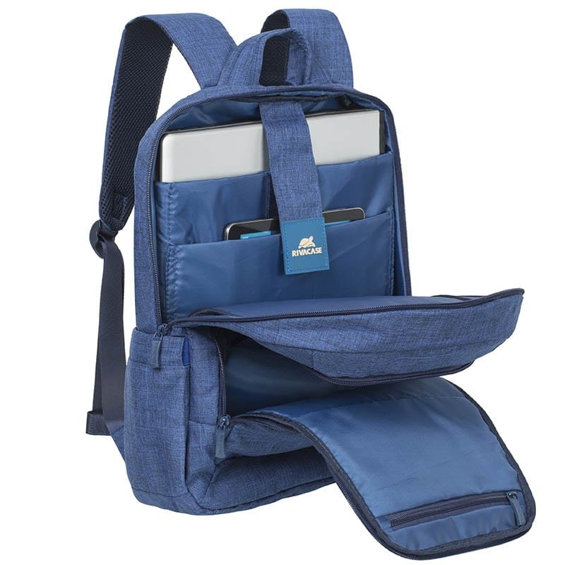 Sac à dos Rivacase Alpendorf 7560 pour ordinateurs portables 15,6" - Bleu