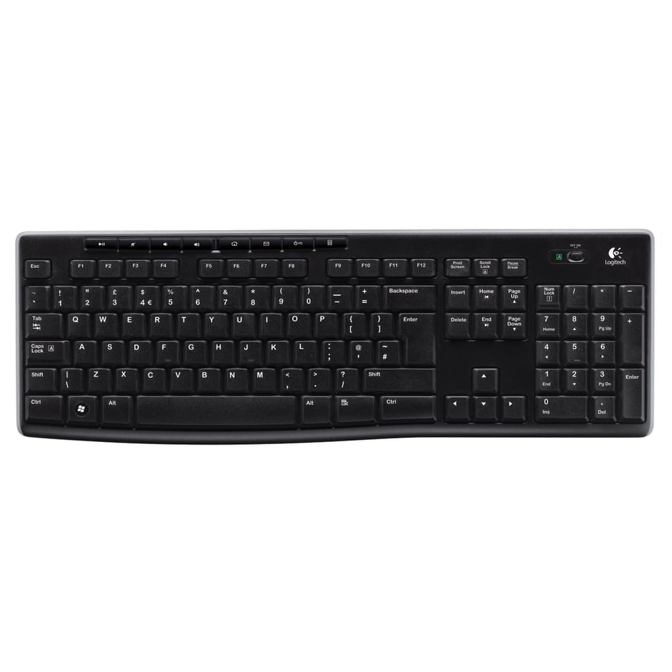Clavier Logitech Wireless Keyboard K270 - AZERTY — image 2