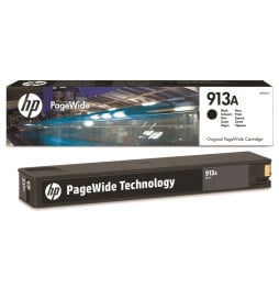 HP 913A Noir - Cartouche PageWide HP d'origine (L0R95AE)