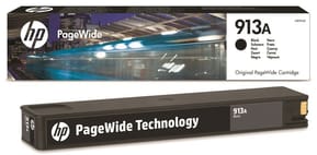 HP 913A Noir - Cartouche PageWide HP d'origine (L0R95AE) — image 2