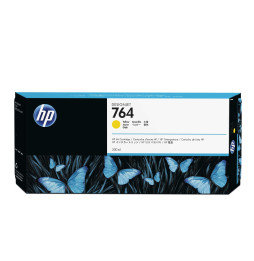 Cartouche d'encre HP 764 Jaune - 300 ml DesignJet Ink (C1Q15A)
