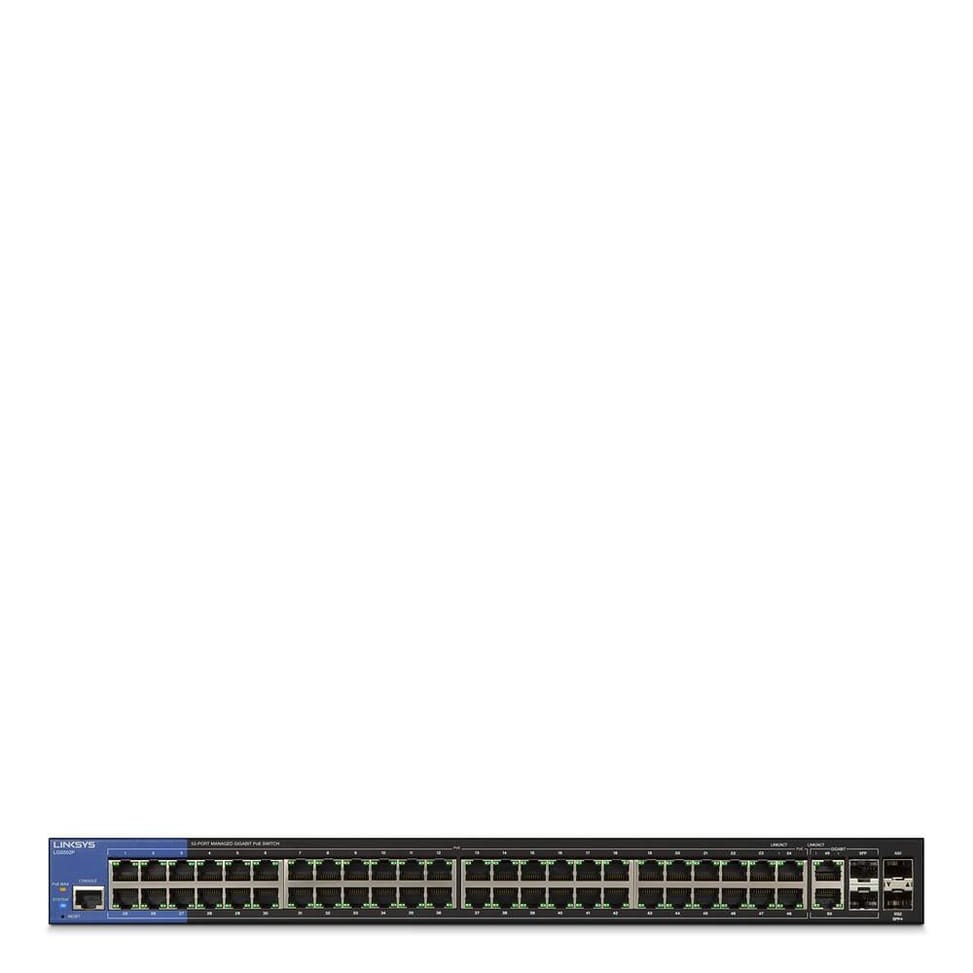 Switch Manageable Linksys 48 ports Gigabit PoE+ Business (LGS552P-EU) — image 2