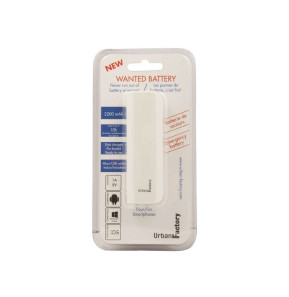 Banque d'alimentation Urban Factory - 2200 mAh pour Smartphones