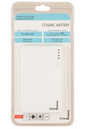 Banque d'alimentation Urban Factory - Cosmic 10400 mAh tous appareils — image 4