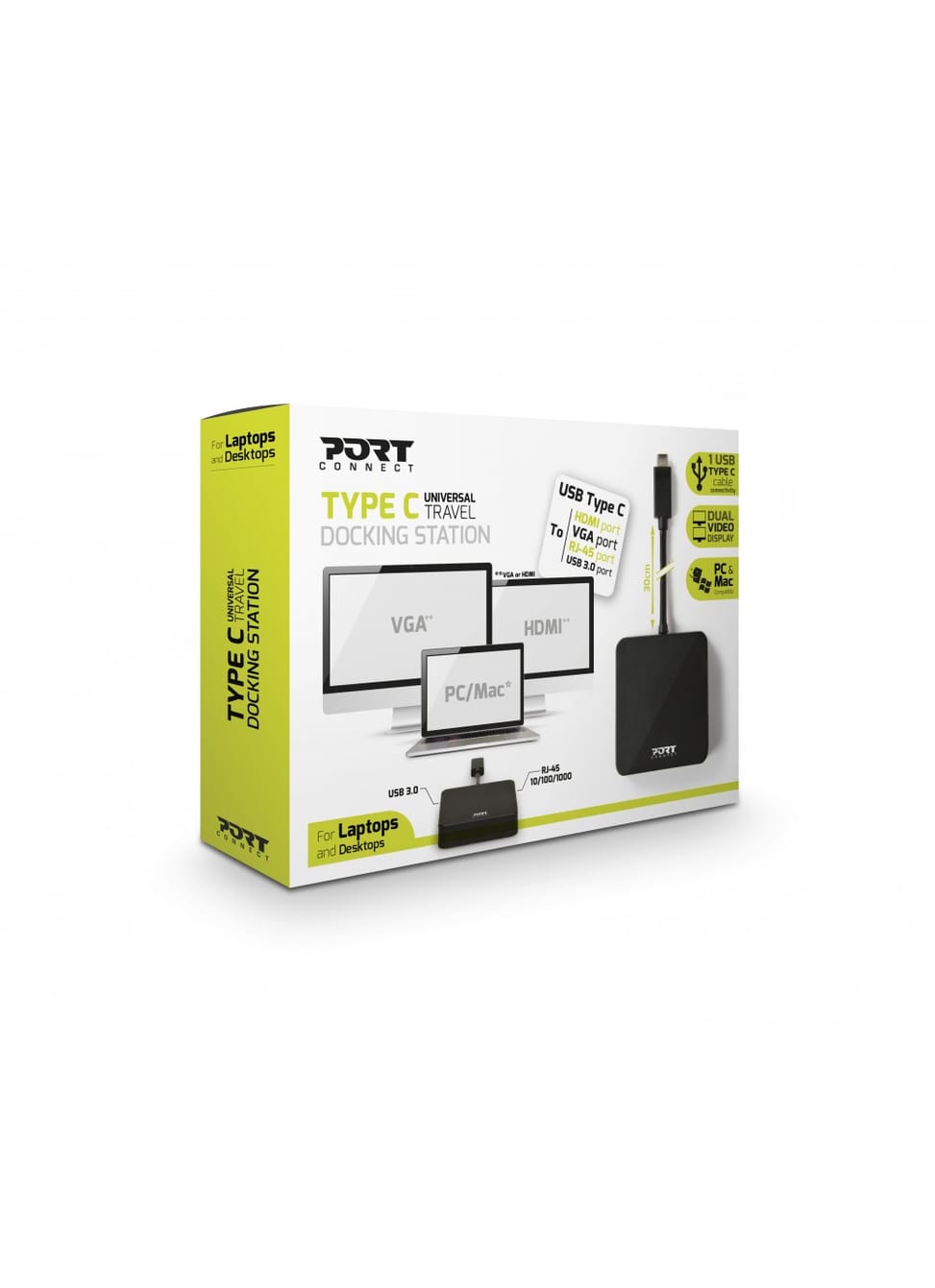 Station d'accueil Port Designs multiport USB (901902)