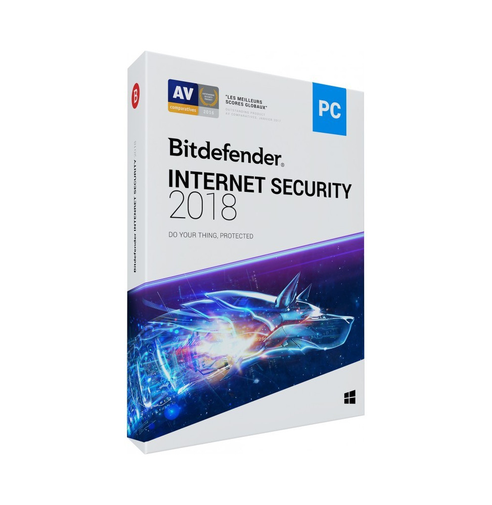 Bitdefender Internet Security 2018 1 AN 3 PC