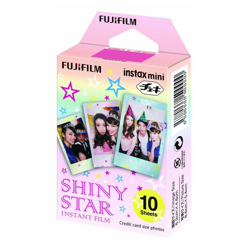 Film Appareil FujiFilm Instax Mini Shiny Star - Pack de 10 pose