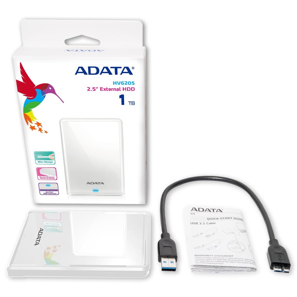 Disque dur externe ADATA HV620S 2,5" Portable