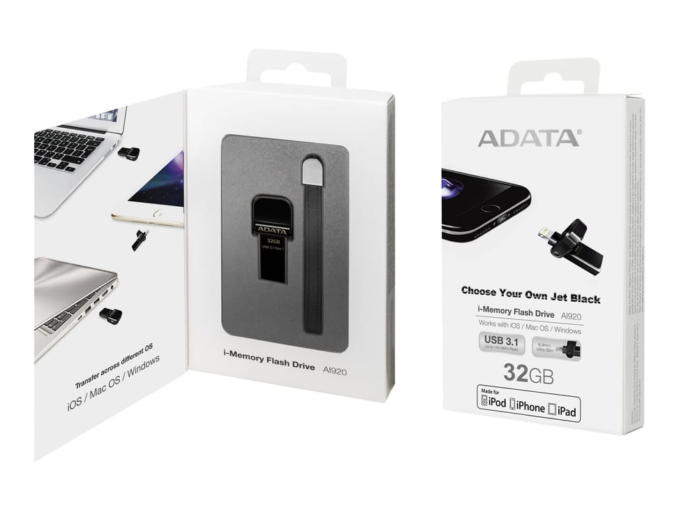 Clé USB ADATA i-Memory AI920 - 3.1 - Noir — image 6