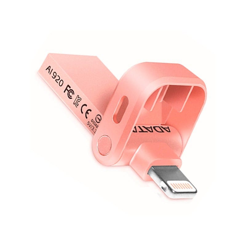 Clé USB ADATA i-Memory AI920 - 64 GB USB 3.1 - Rose Dorée — image 3