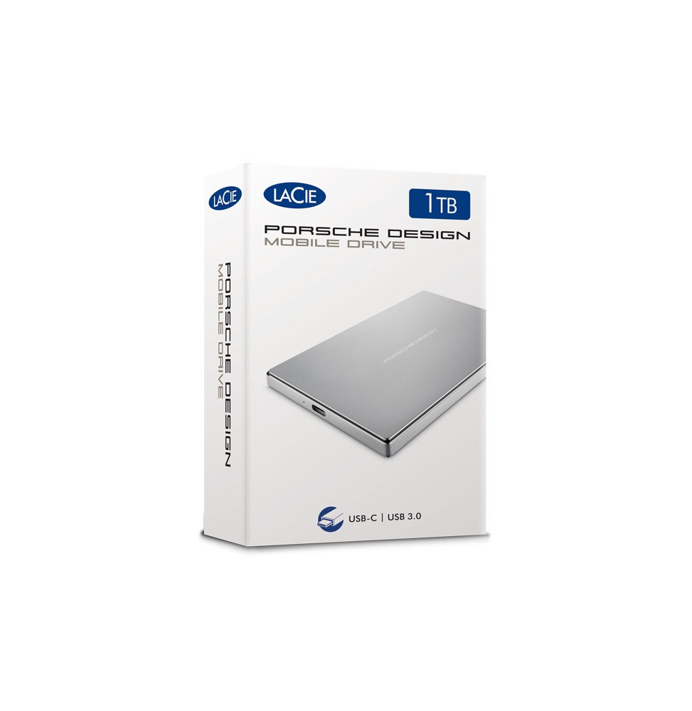 Disque dur externe HDD 2 To – Moon Silver USB-C USB 3.0, 3.1 Pour