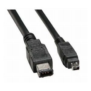 Cable Firewire 6PIN MALE - 4PIN MALE 2 mètre