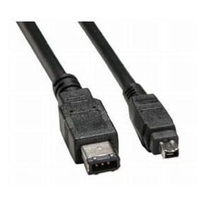 Cable Firewire 6PIN MALE - 4PIN MALE 2 mètre