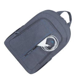 Sac à dos Rivacase Alpendorf 7560 pour ordinateurs portables 15,6" - Bleu