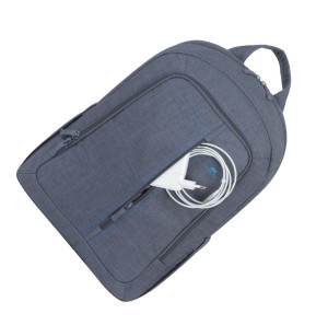 Sac à dos Rivacase Alpendorf 7560 pour ordinateurs portables 15,6" - Bleu